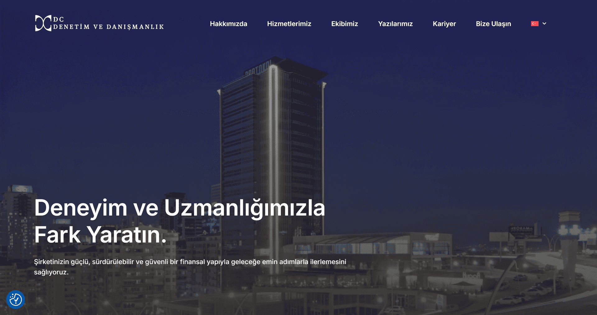 DC Denetim website